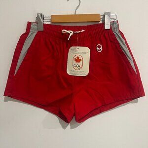 VTG 1980's SEARS Moomik Olympic Red Shorts size 32